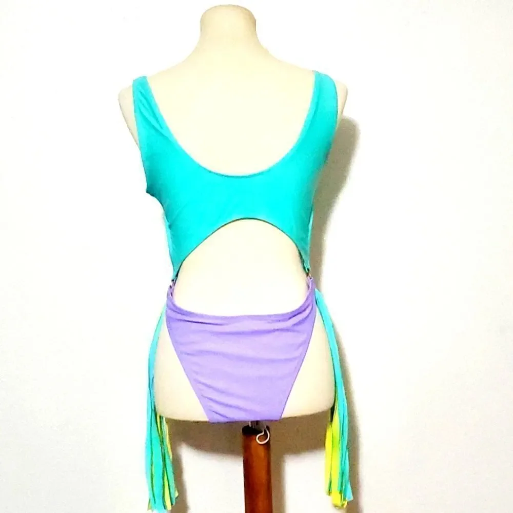 Sexy Monokini Cut Out One Piece Bikini  Size Large